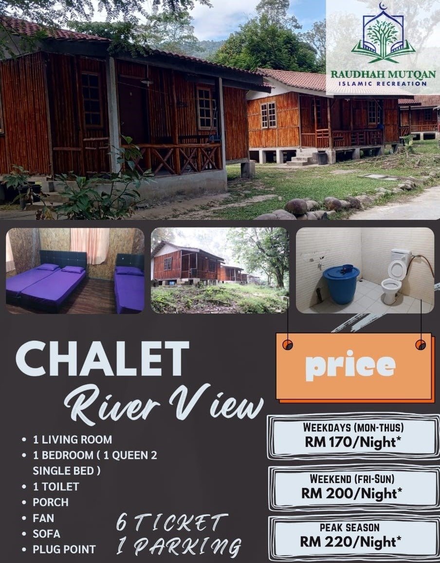 (Chalet 1) RiverView / Night